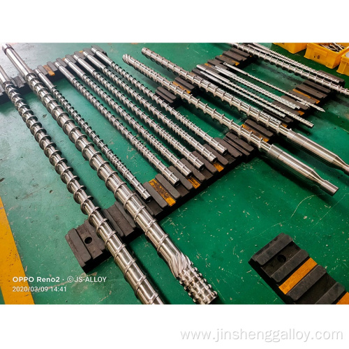 German standard bimetallic screw and barrel for injection molding machine from Zhoushan Ningbo